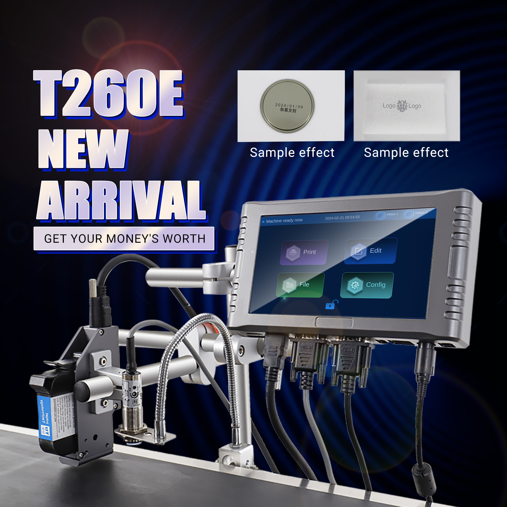 熱發(fā)泡噴碼機 T260E